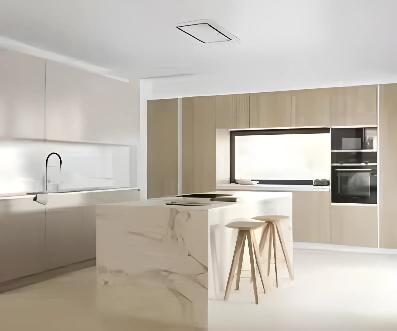 Cocina reformada en Alcalá de Henares con mobiliario nuevo